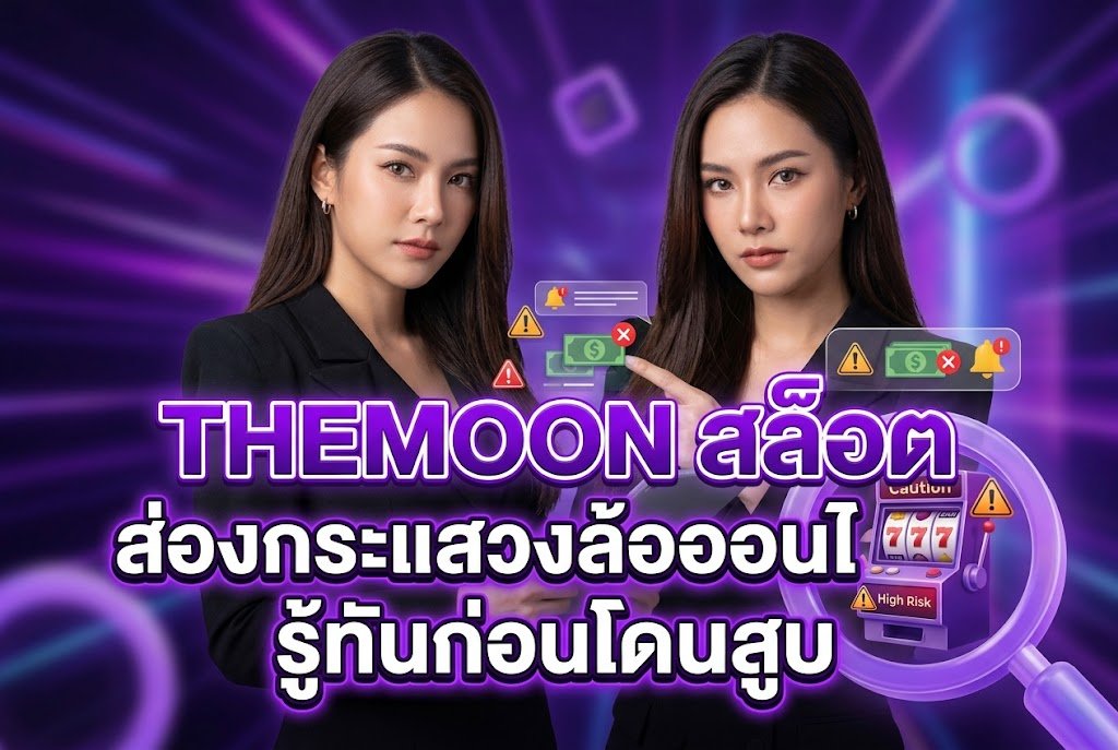 THEMOON พิกัดใหม่สายปั่น สล็อตเว็บตรง ระบบแท้ เล่นง่าย ปลอดภัย ไม่ล็อคยูส